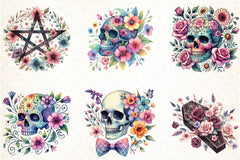 Gothic Spring Clipart Bundle 8 - CraftNest - Digital Crafting and Art