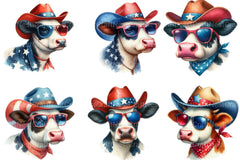 4th of July Cowboy Clipart - CraftNest - Digital Crafting and Art