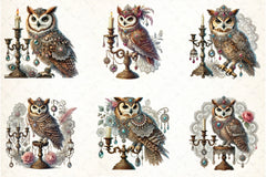 Owls Clipart Bundle - CraftNest - Digital Crafting and Art