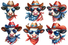 4th of July Cowboy Clipart - CraftNest - Digital Crafting and Art