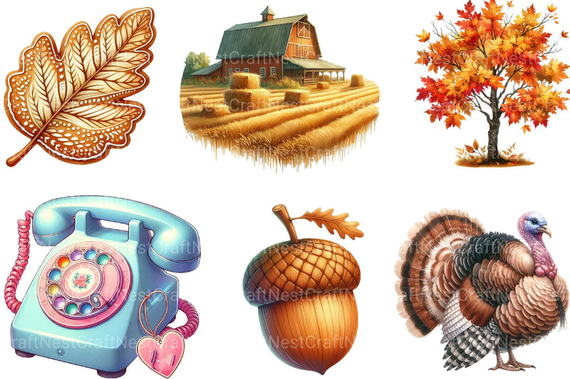 Retro Wedding Day Clipart - CraftNest - Digital Crafting and Art