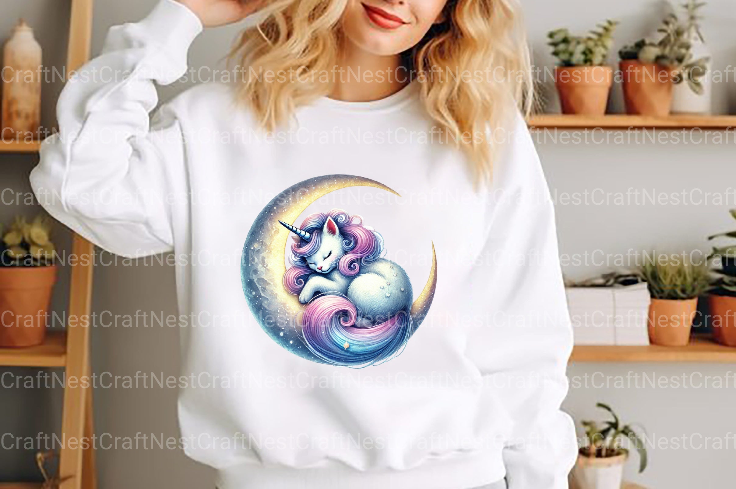 Unicorn Cat Clipart Bundle - CraftNest - Digital Crafting and Art