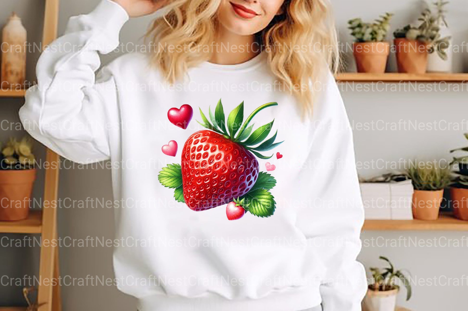 Red Strawberry Clipart Bundle - CraftNest - Digital Crafting and Art