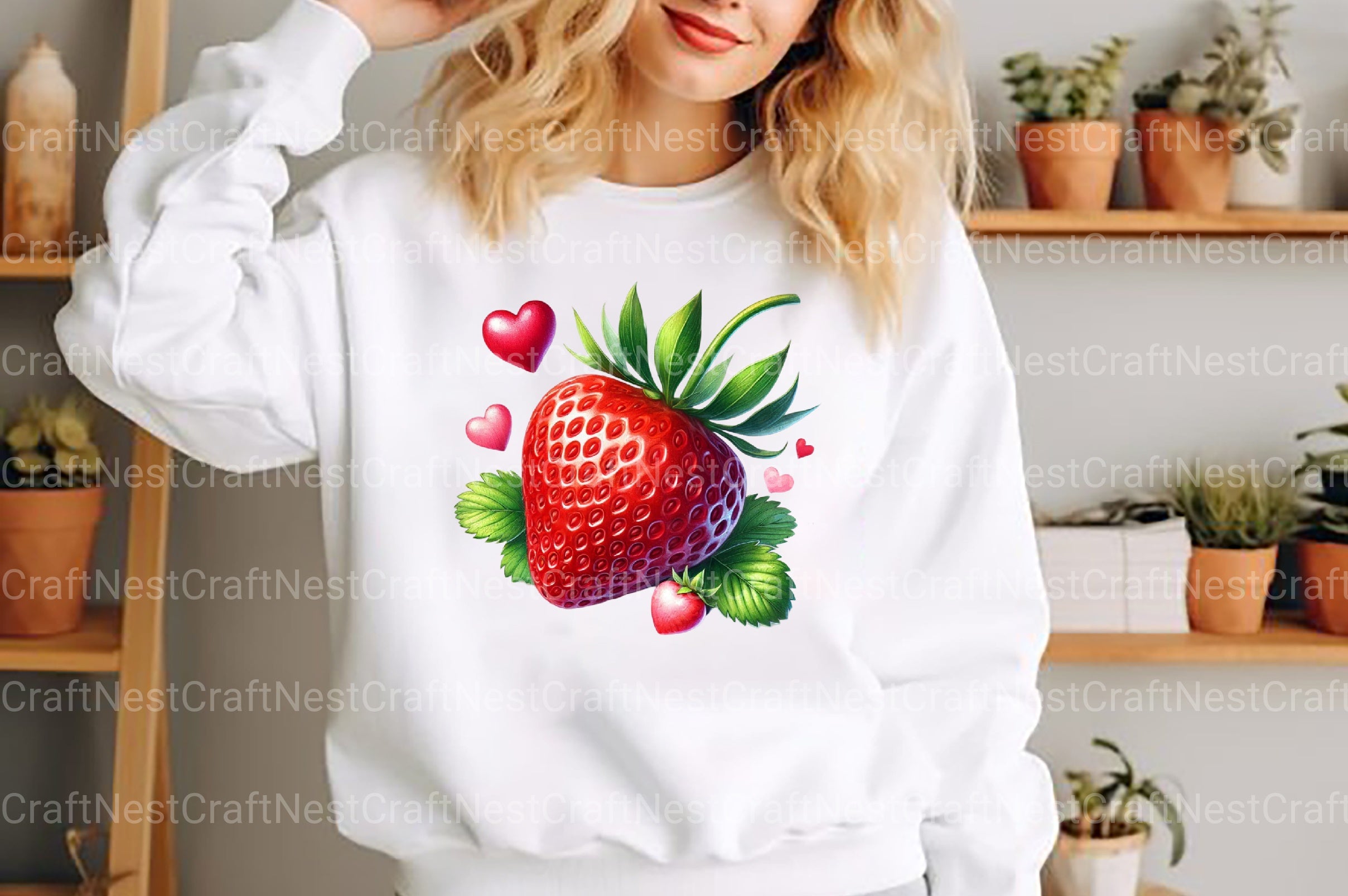 Red Strawberry Clipart Bundle - CraftNest - Digital Crafting and Art