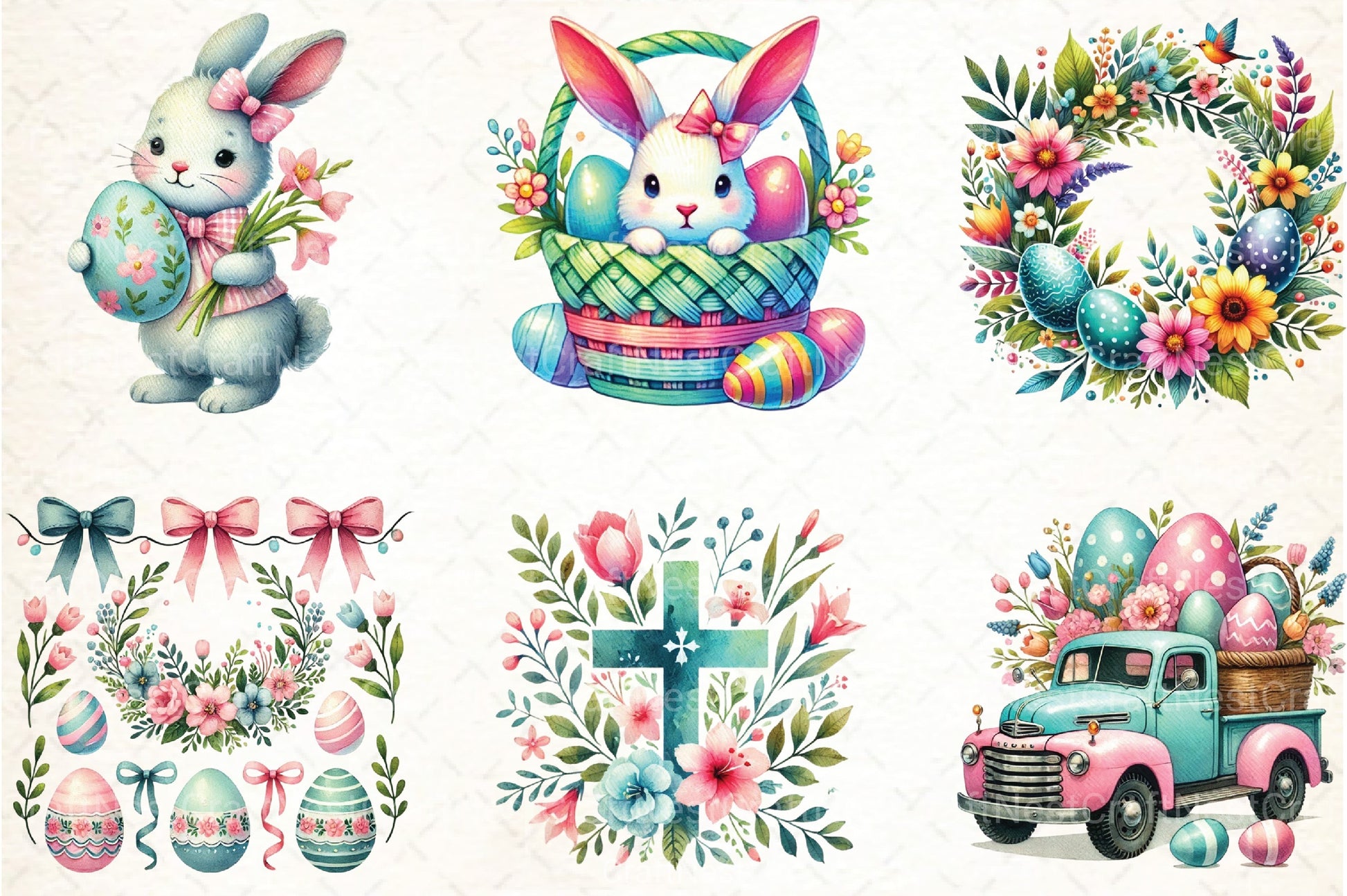 Easter Clipart Bundle 121 - CraftNest - Digital Crafting and Art