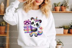 Unicorn Cute Panda Clipart Bundle 2 - CraftNest - Digital Crafting and Art