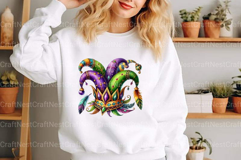 Mardi Gras Hat Clipart Bundle 1 - CraftNest - Digital Crafting and Art