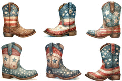 4th of July Rubber Boots Clipart - CraftNest - Digital Crafting and Art