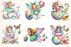 Easter Fairy Clipart Bundle 66 - CraftNest - Digital Crafting and Art