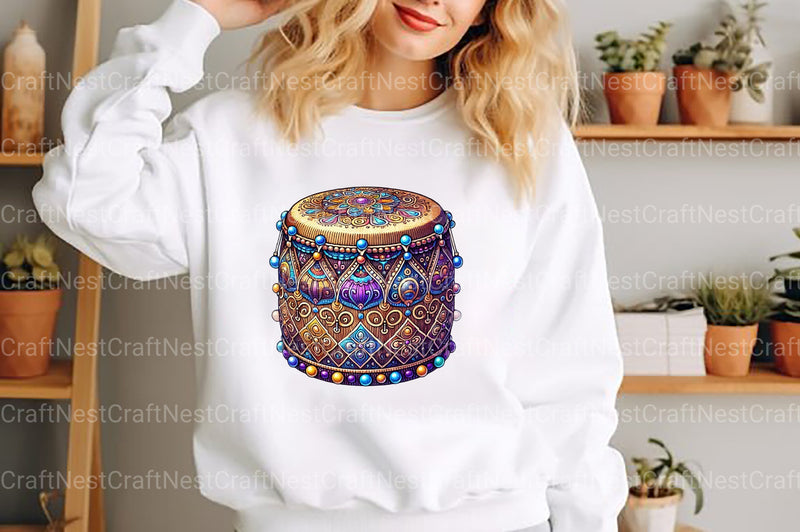 Mardi Gras Drum Clipart Bundle 1 - CraftNest - Digital Crafting and Art