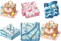 Summer Blanket Sublimation Clipart Bundle - CraftNest - Digital Crafting and Art