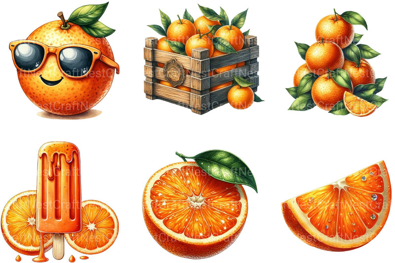 Summer Orange PNG - CraftNest - Digital Crafting and Art