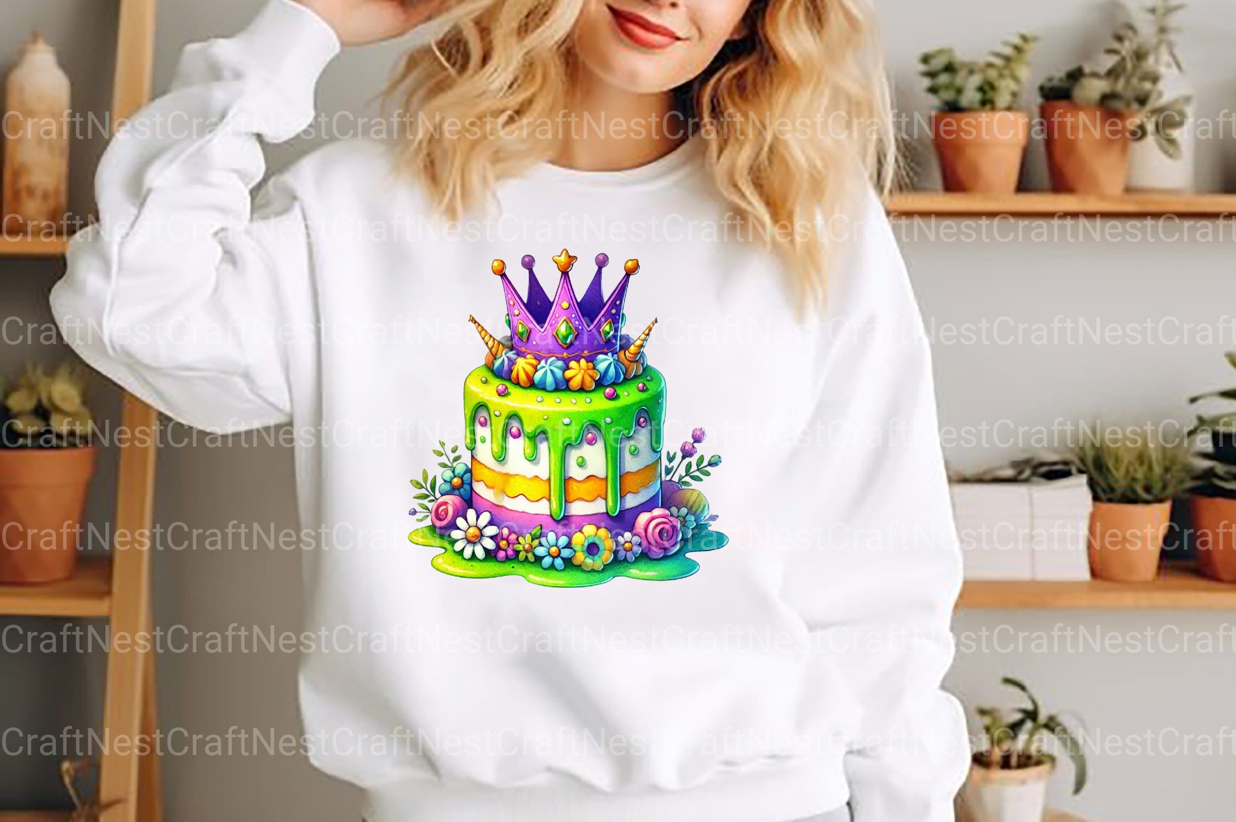 Mardi Gras Cake Clipart Bundle - CraftNest - Digital Crafting and Art