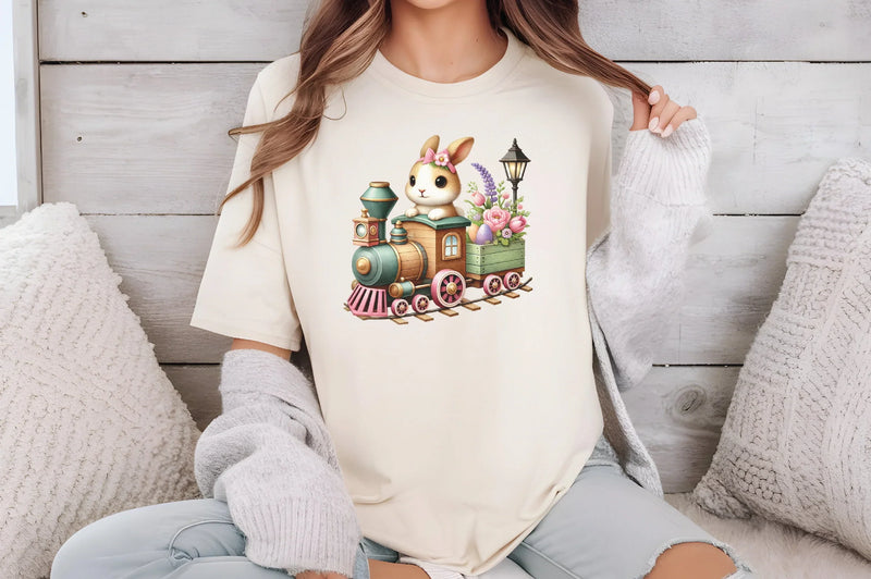 Easter Bunny Train Clipart Bundle - CraftNest - Digital Crafting and Art