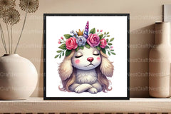 Unicorn Dog Clipart Bundle - CraftNest - Digital Crafting and Art