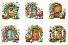 Easter Doors Clipart Bundle 44 - CraftNest - Digital Crafting and Art