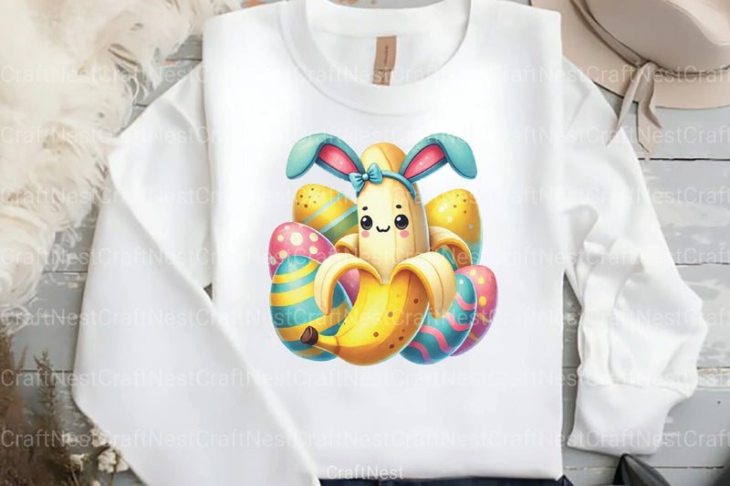 Easter Banana Clipart Bundle 4 - CraftNest - Digital Crafting and Art