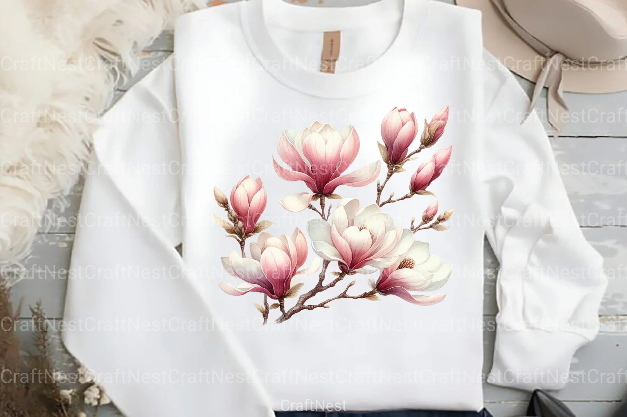 Spring Jasmine Flower Clipart Bundle 99 - CraftNest - Digital Crafting and Art