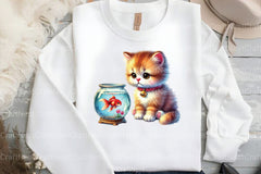 Cat Clipart Bundle for Creative Projects - CraftNest - Digital Crafting and Art