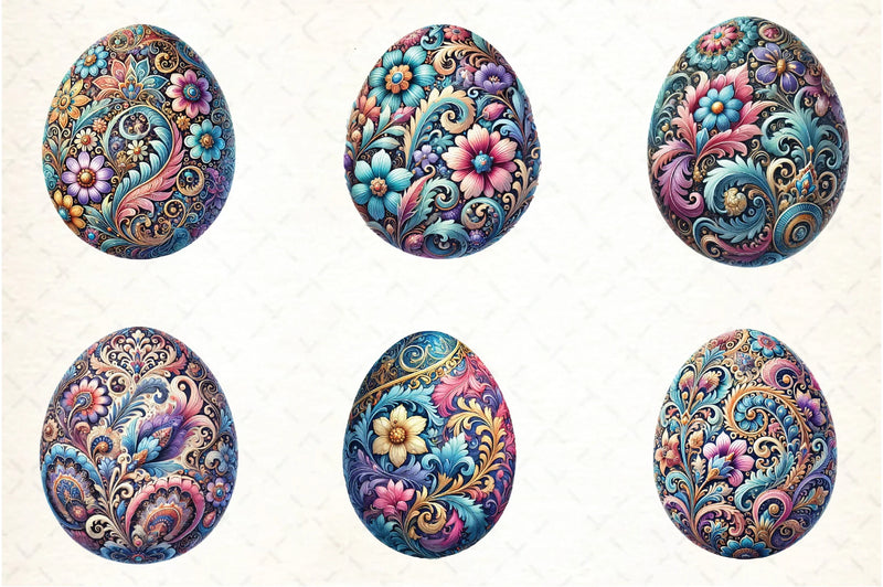 Easter Egg Clipart Bundle - CraftNest - Digital Crafting and Art