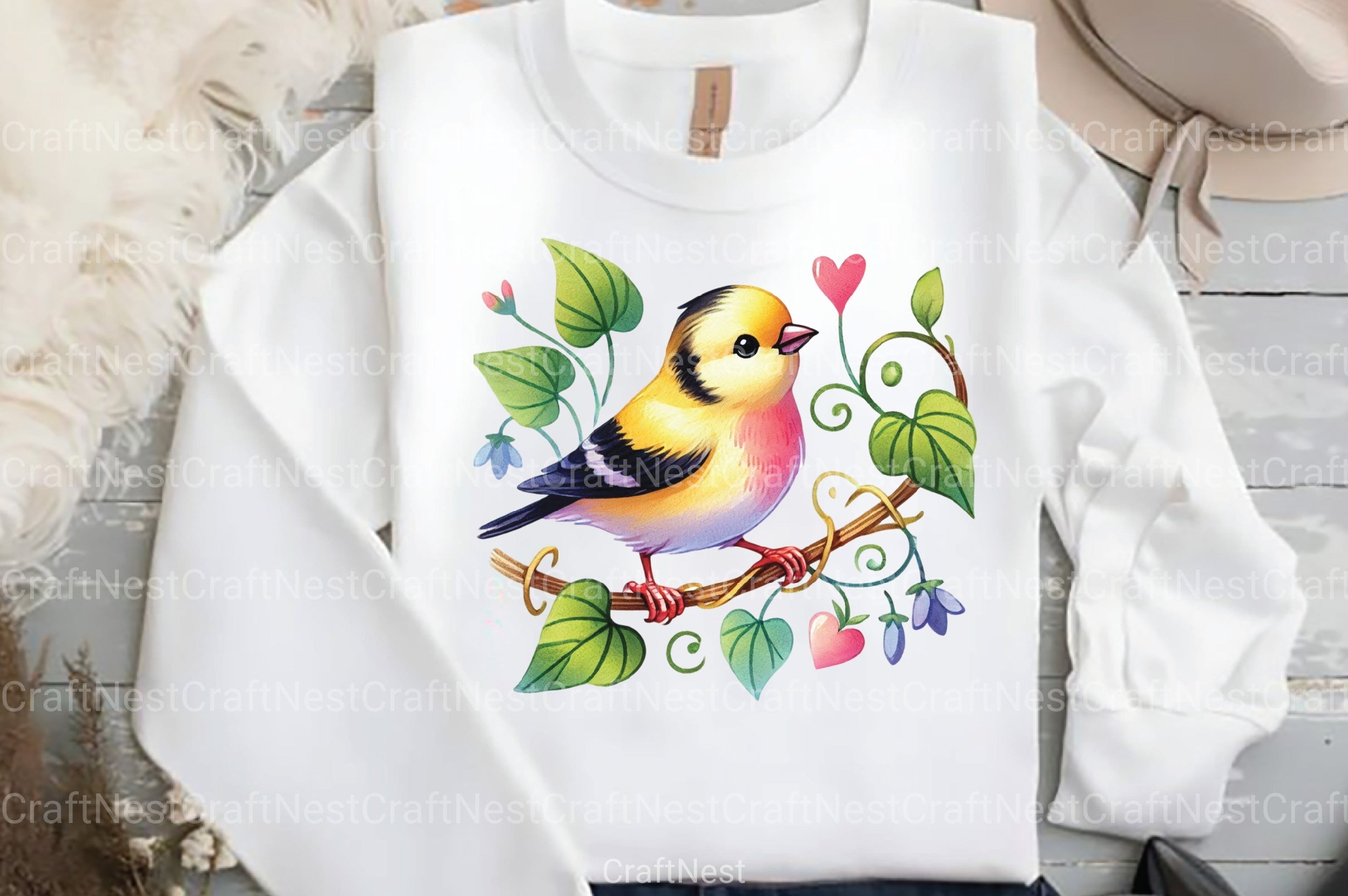 Spring Birds Clipart Bundle 8 - CraftNest - Digital Crafting and Art