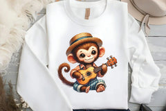 Monkey Clipart Bundle - CraftNest - Digital Crafting and Art
