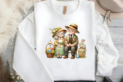 Easter Old Couple Clipart Bundle - CraftNest - Digital Crafting and Art