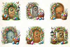 Easter Doors Clipart Bundle - CraftNest - Digital Crafting and Art