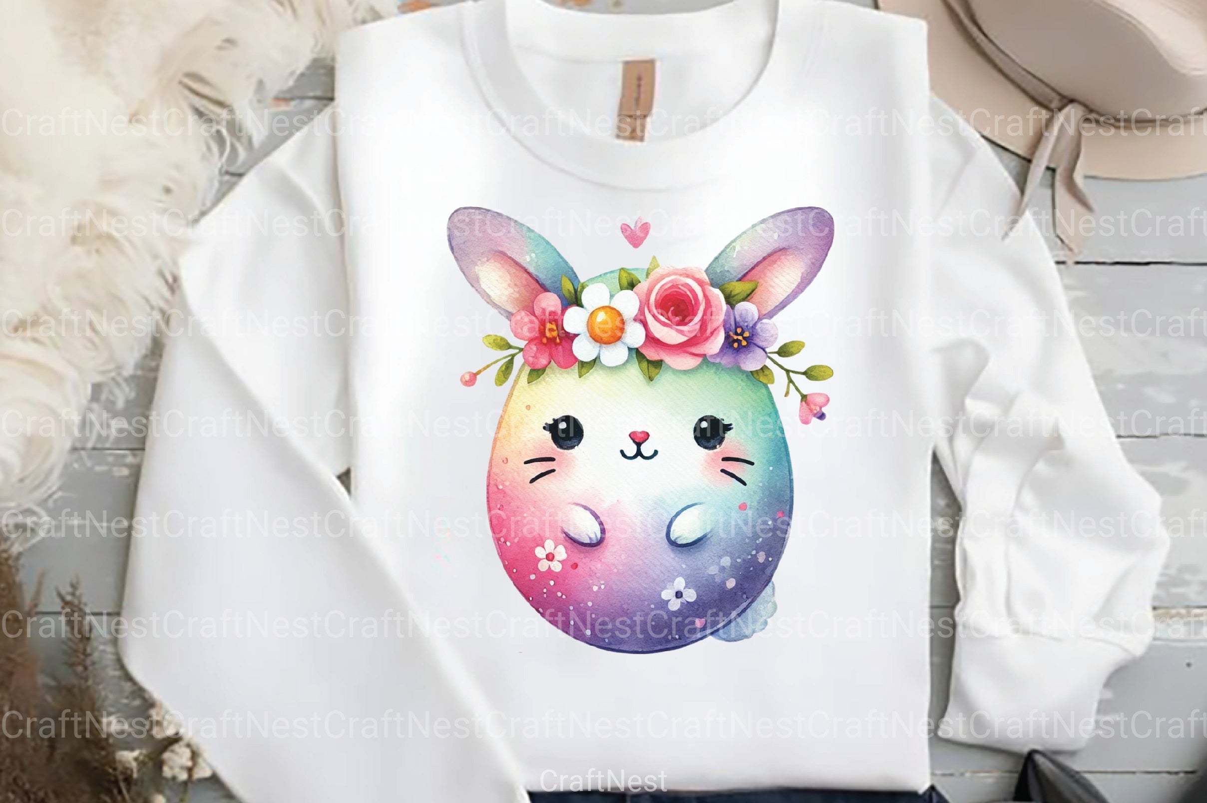 Cute Easter Eggs Clipart Bundle 2 - CraftNest - Digital Crafting and Art