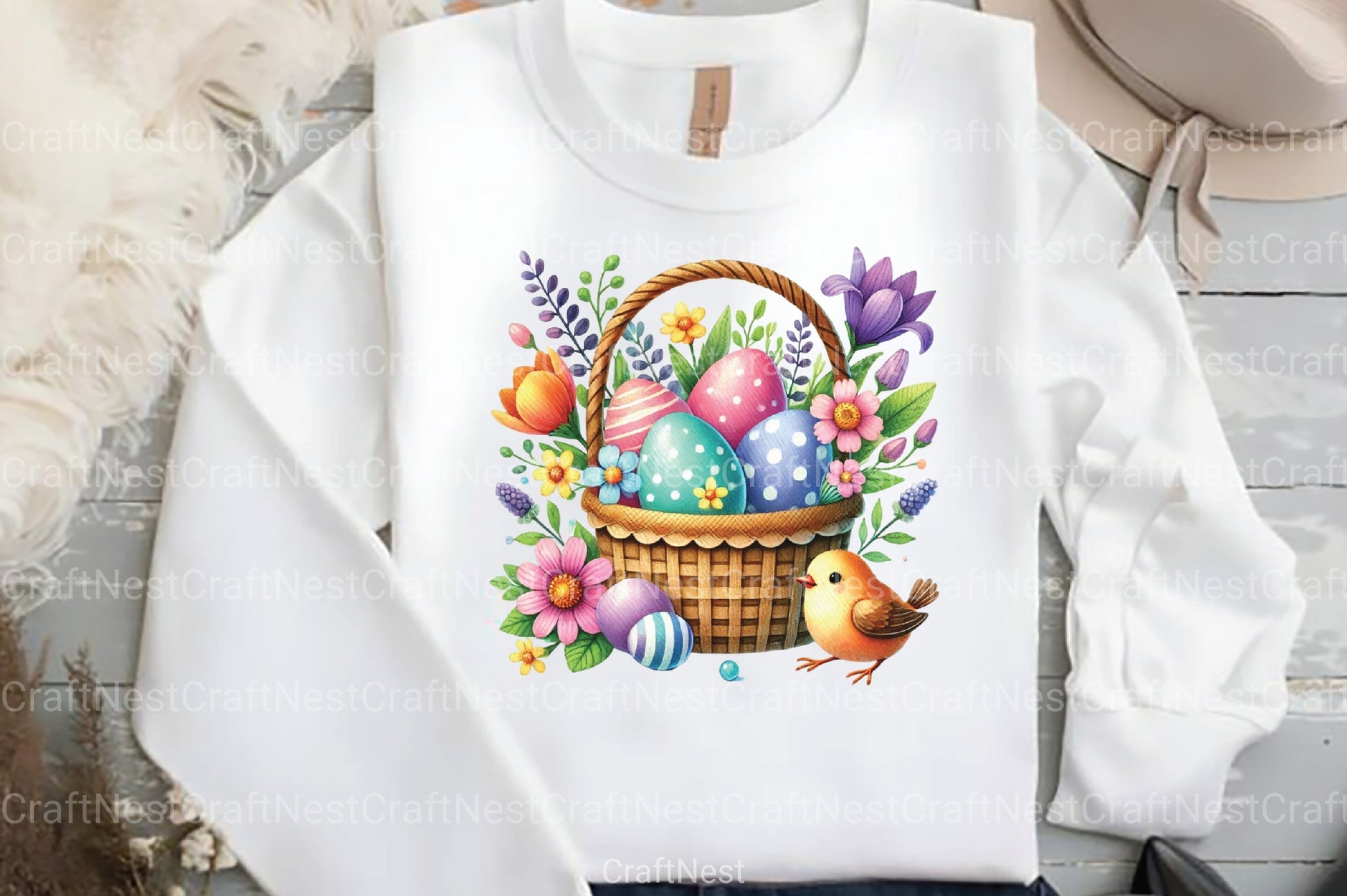 Easter Egg Basket Clipart Bundle - CraftNest - Digital Crafting and Art