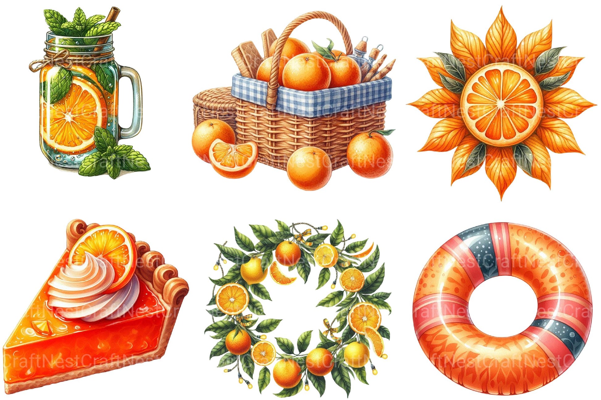 Summer Orange PNG - CraftNest - Digital Crafting and Art