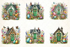 Easter Home Clipart Bundle - CraftNest - Digital Crafting and Art