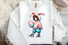 Hip Hop Easter Girl Clipart Bundle - CraftNest - Digital Crafting and Art