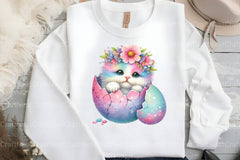 Easter Cats Clipart Bundle - CraftNest - Digital Crafting and Art