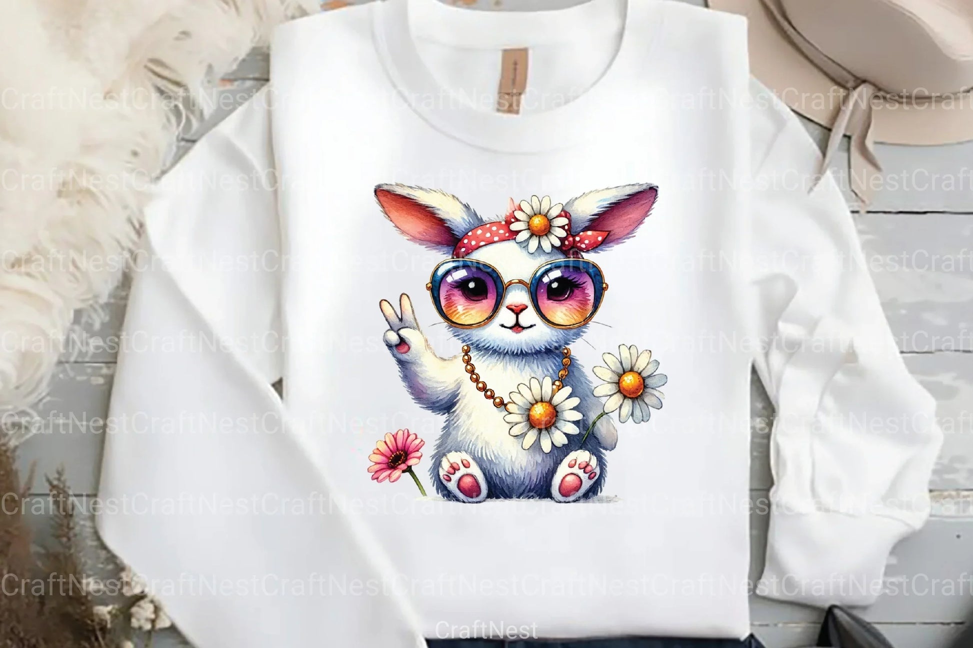 Retro Spring Clipart Bundle 99 - CraftNest - Digital Crafting and Art