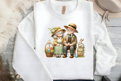 Easter Old Couple Clipart Bundle - CraftNest - Digital Crafting and Art