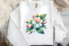 Spring Jasmine Flower Clipart Bundle 7 - CraftNest - Digital Crafting and Art