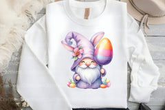 Cute Easter Gnomes Clipart Bundle - CraftNest - Digital Crafting and Art