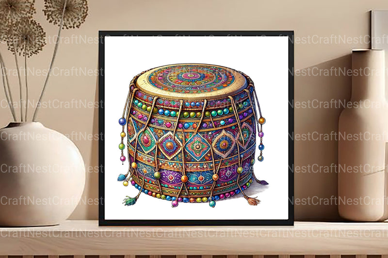 Mardi Gras Drum Clipart Bundle 1 - CraftNest - Digital Crafting and Art