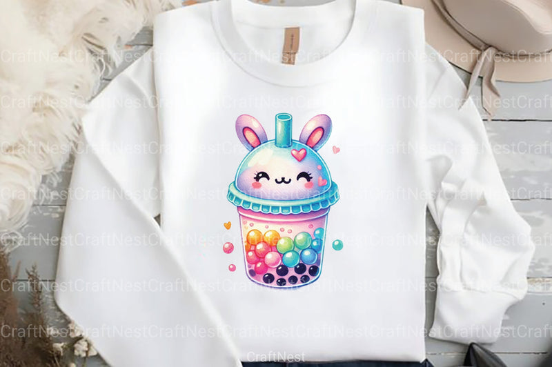 Cute Easter Drinks Clipart Bundle 3 - CraftNest - Digital Crafting and Art