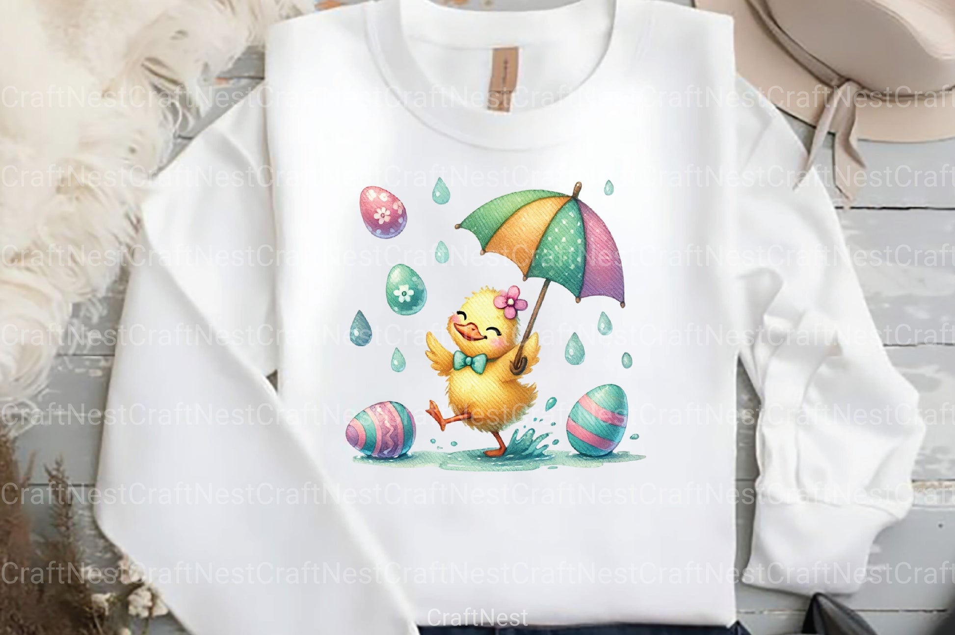 Vintage Easter Duck Clipart Bundle 2 - CraftNest - Digital Crafting and Art