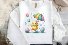 Vintage Easter Duck Clipart Bundle 2 - CraftNest - Digital Crafting and Art