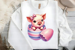 Easter Eggshell Animals Clipart Bundle 1 - CraftNest - Digital Crafting and Art