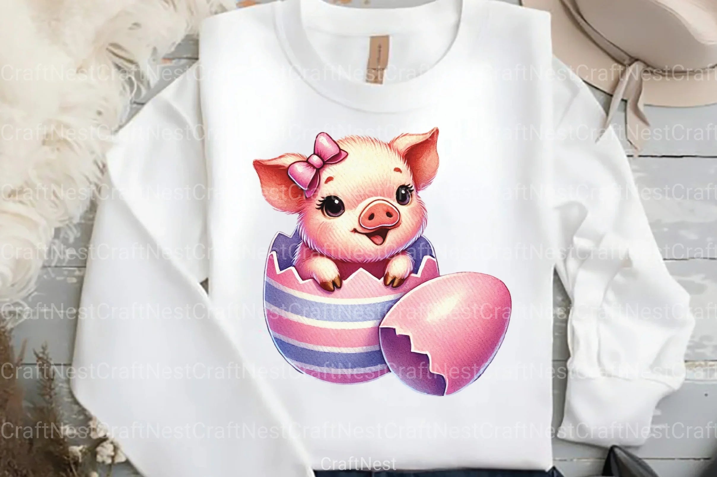 Easter Eggshell Animals Clipart Bundle 1 - CraftNest - Digital Crafting and Art