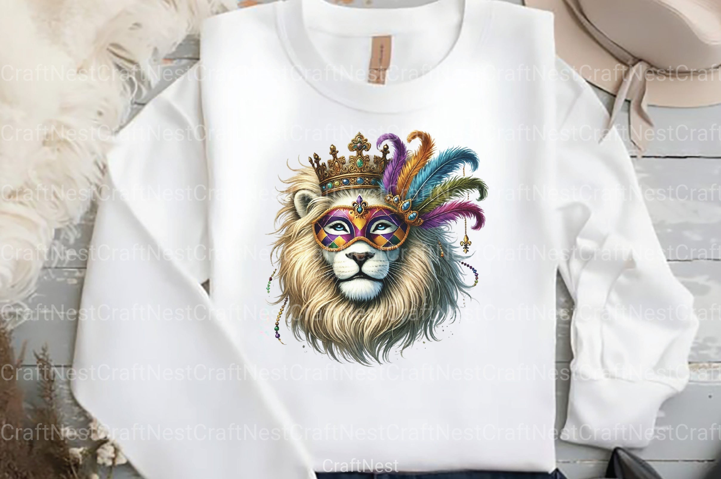 Mardi Gras Animal Clipart Bundle 2 - CraftNest - Digital Crafting and Art