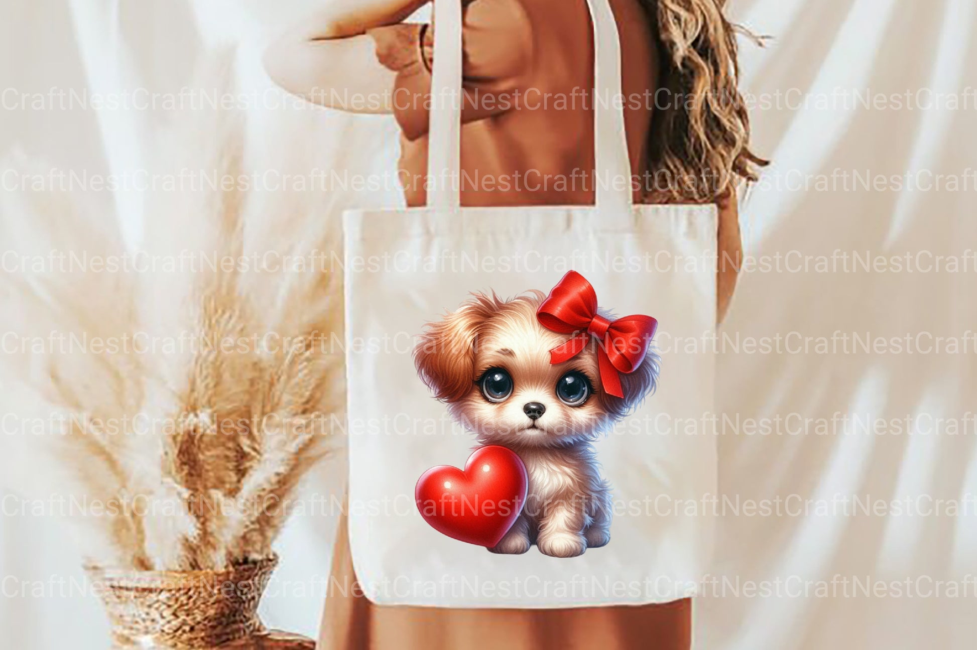 Valentine Cute Dog Clipart Bundle - CraftNest - Digital Crafting and Art