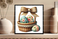 Easter Egg Basket Clipart Bundle - CraftNest - Digital Crafting and Art