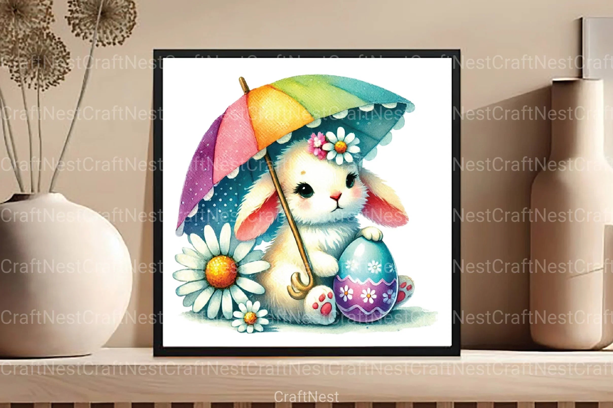 Easter Bunny Clipart Bundle 99 - CraftNest - Digital Crafting and Art