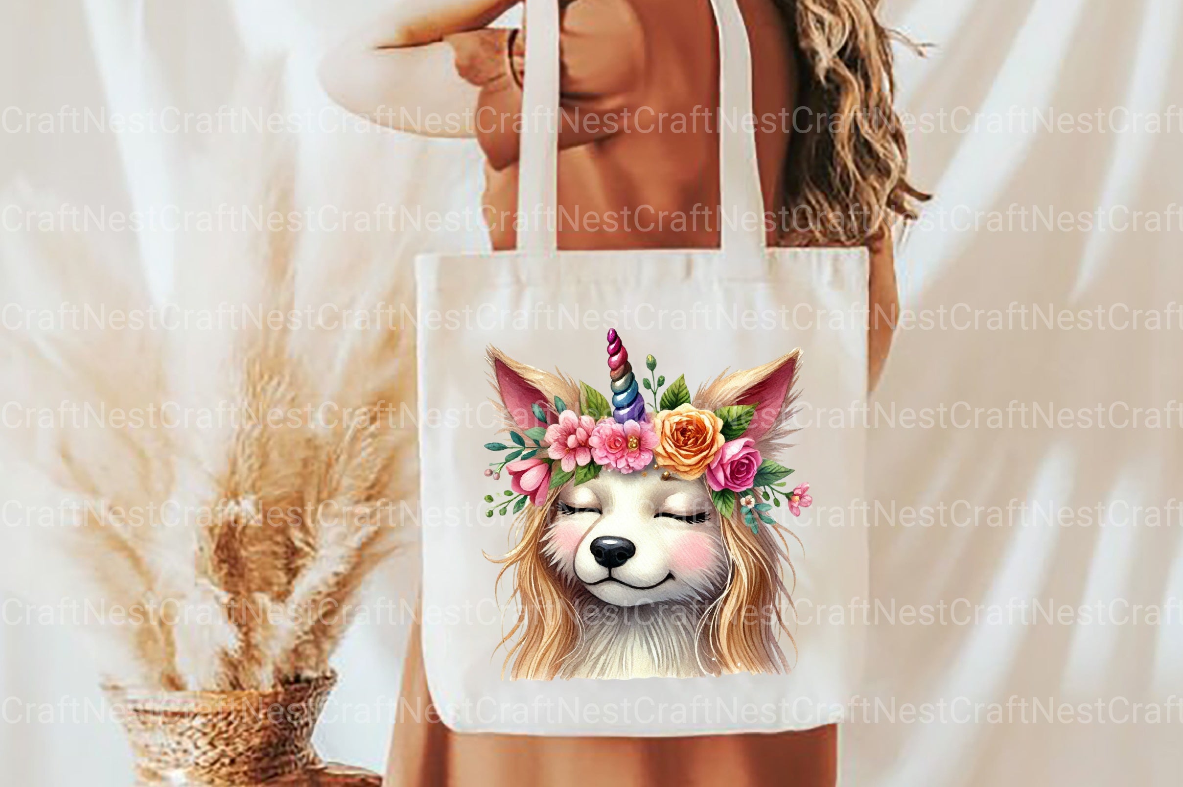 Unicorn Dog Clipart Bundle - CraftNest - Digital Crafting and Art