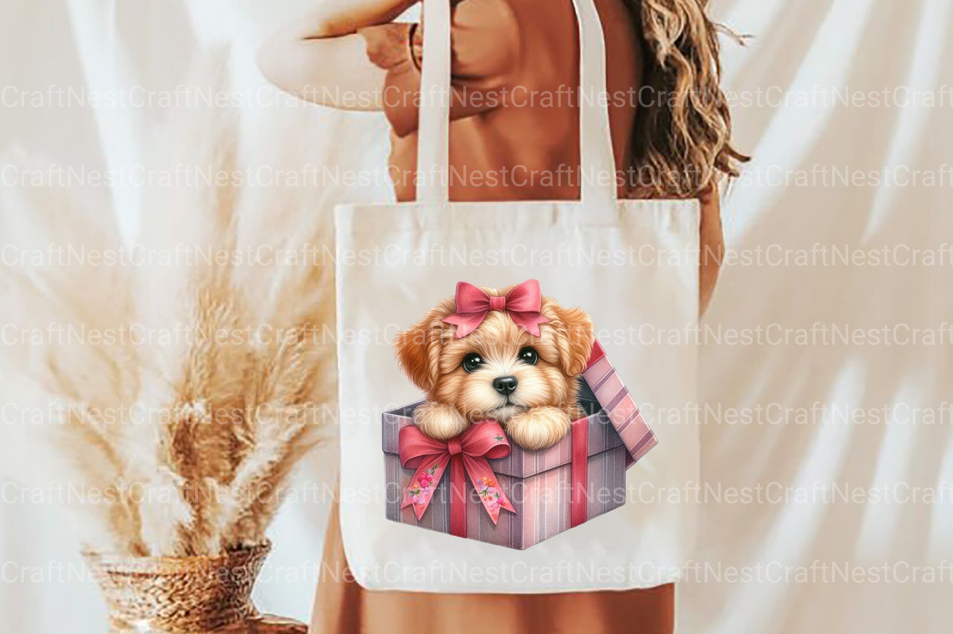 Valentine Peeking Dog Clipart Bundle - CraftNest - Digital Crafting and Art